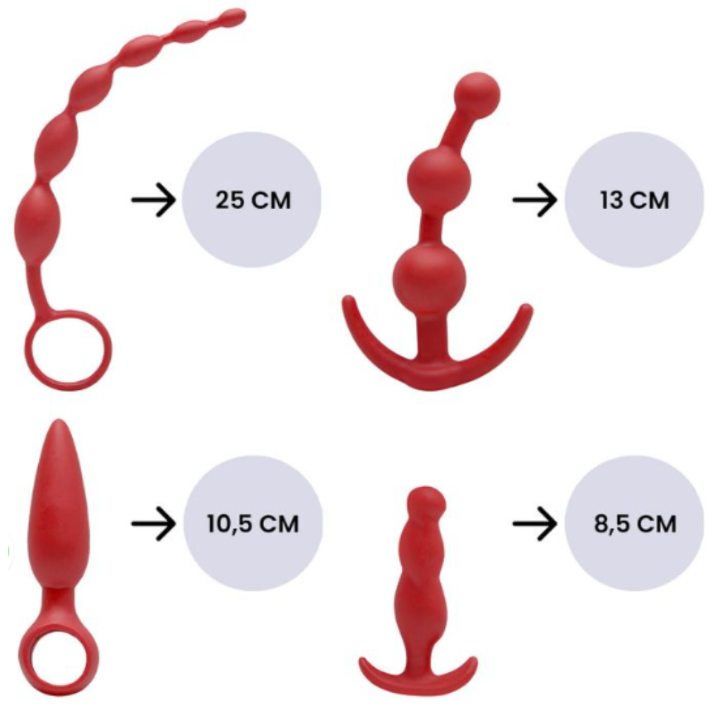 Kit Plug Anal com 4