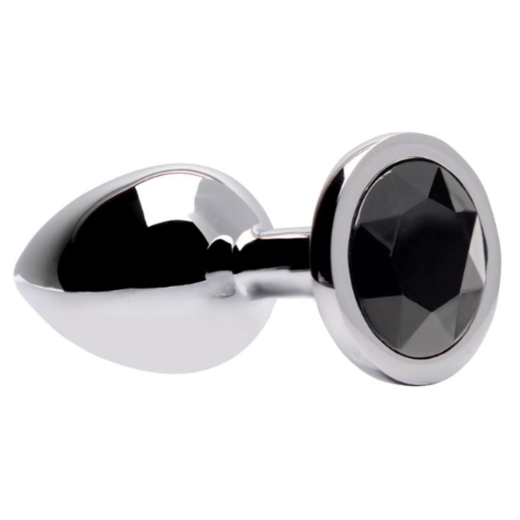 Plug Anal Metal Com Pedra M