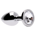 Plug Anal Metal com Pedra P